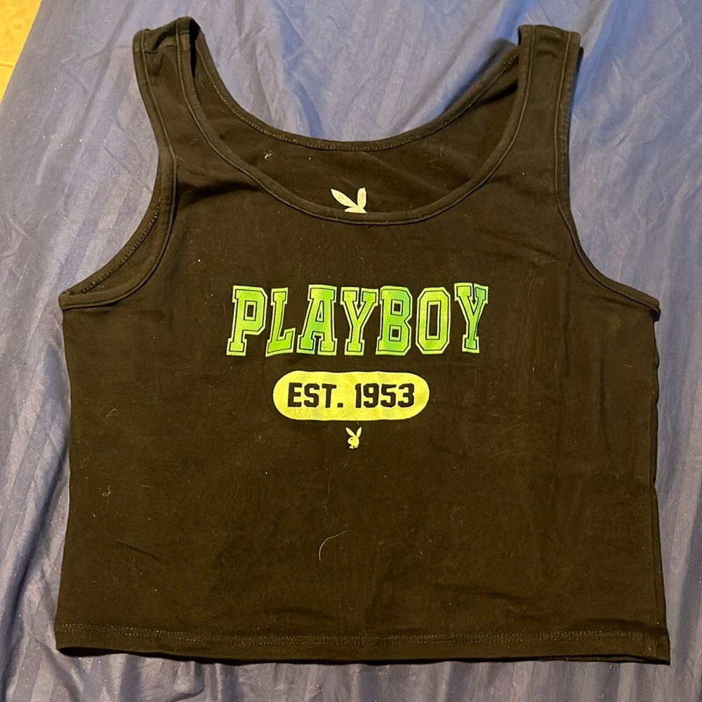 Playboy tank crop top
